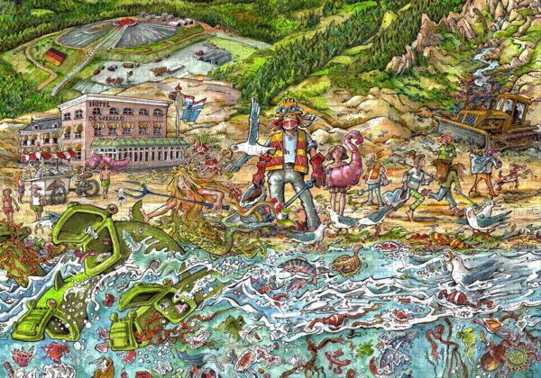 End plastic soup puzzel - 1000 stukjes